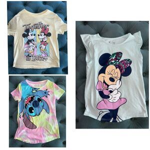 Disney Girls T-Shirt Bundle